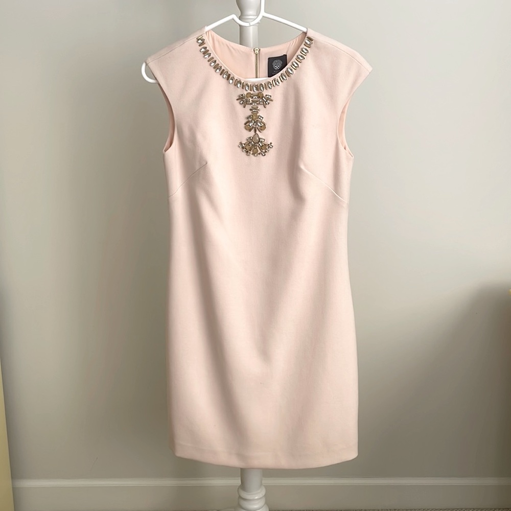 Vince Camuto blush pink dress, size 4